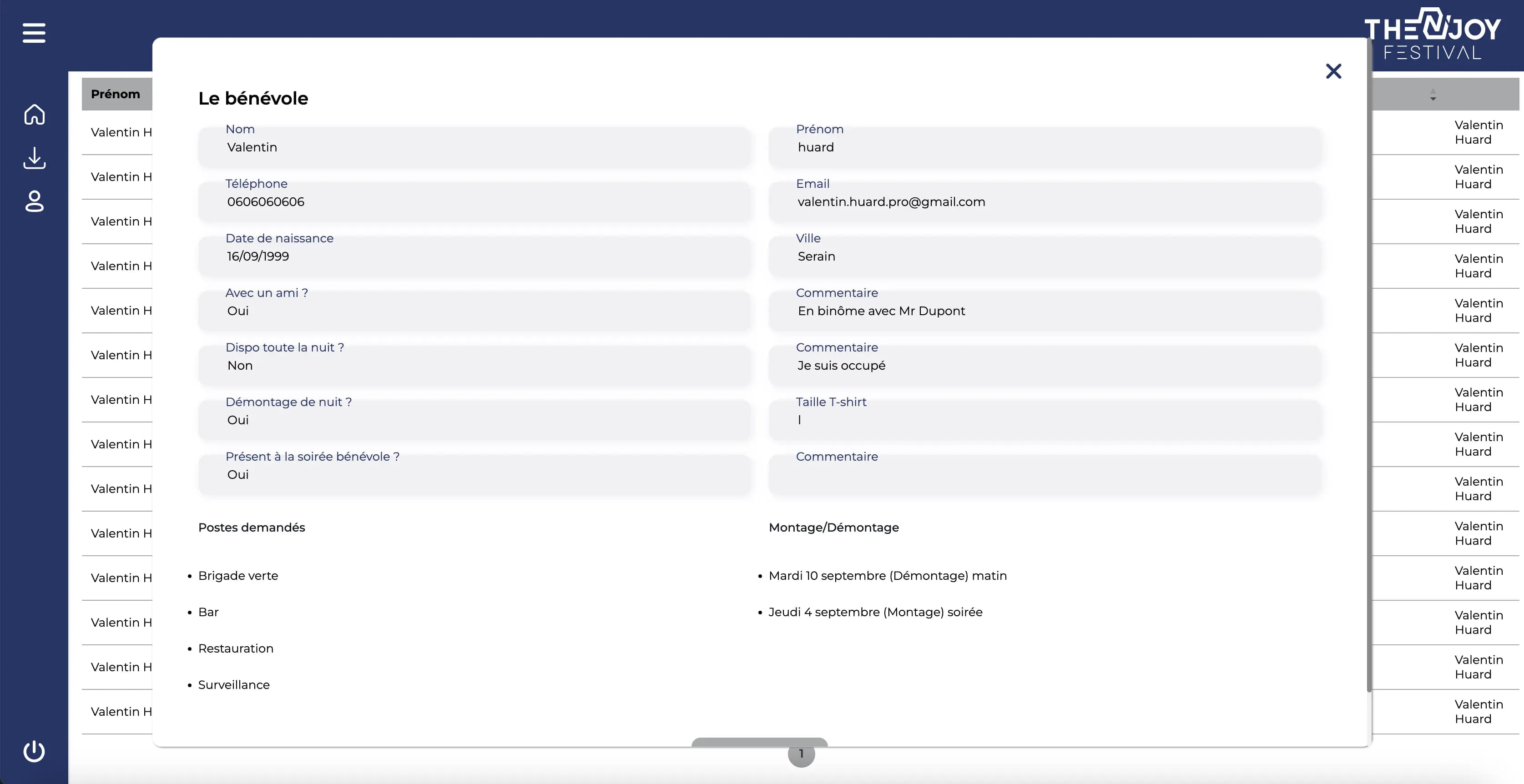 Outils de gestion des bénévoles